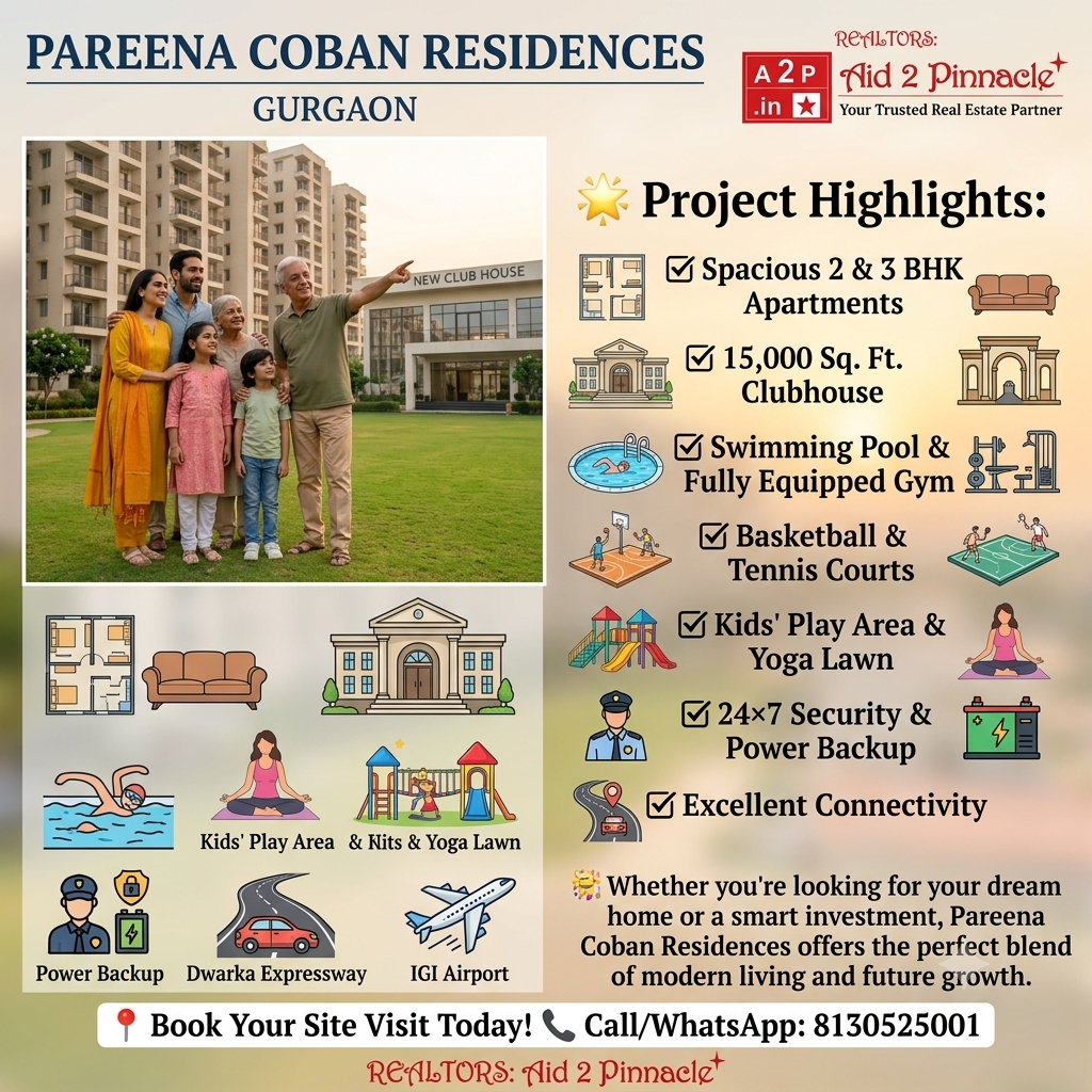  Pareena Coban Residences Gurgaon